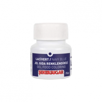 ŞEKER SUGAR JEL GIDA BOYASI 25 GR LACİVERT