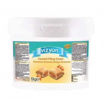 VİZYON DOLGU TOFFEE KARAMELLİ SÜTLÜ 6KG