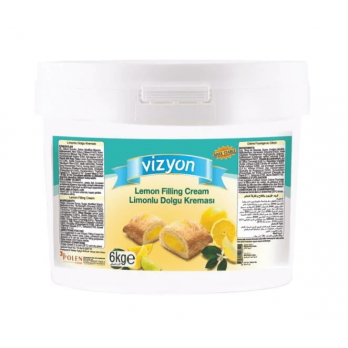 VİZYON DOLGU LİMON KREMASI 6 KG.