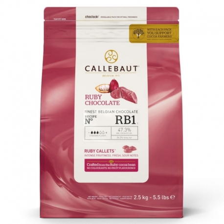 Callebaut Pul Ruby 2,5 Kg %47,3 Chr-R35Rb1-2B-U75