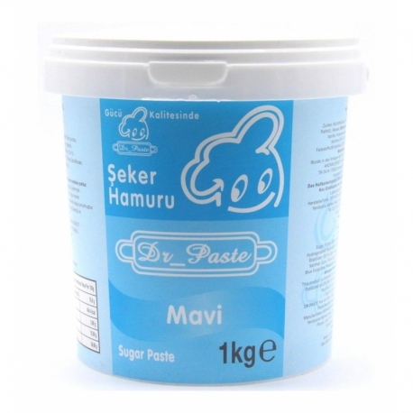 Dr Paste Şeker Hamuru Mavi 1 Kg