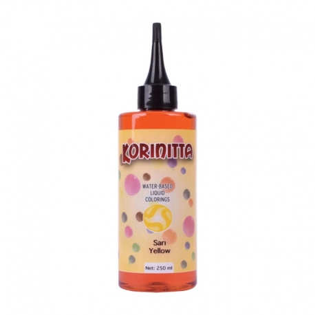 Korinitta Sarı Sıvı Gıda Boyası 250 Ml