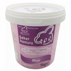 Dr Paste Şeker Hamuru Mor 1 Kg