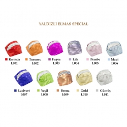 L001 Yaldızlı Elmaz Kırmızı 2,4 Kg