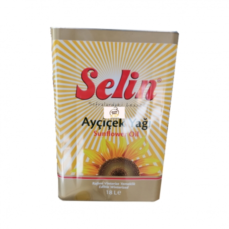 Selin Ayçiçek Yağı 18Lt.