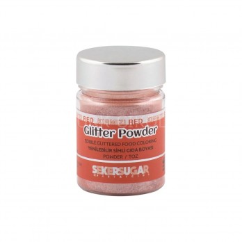 GLİTTER POWDER YENİLEBİLİR YALDIZ KIRMIZI 10GR