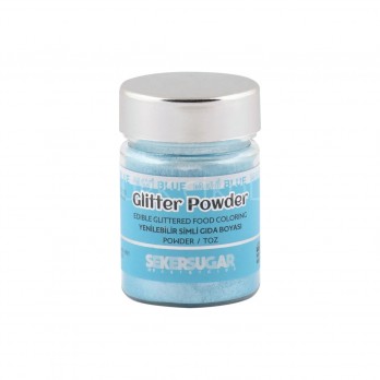 GLİTTER POWDER YENİLEBİLİR YALDIZ MAVİ 10GR
