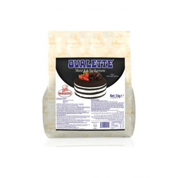 OVALETTE MOIST ISLAK SİYAH KEK MİKSİ 3 KG