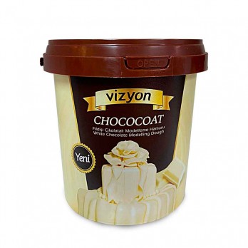 VİZYON ÇİKOLATA HAMURU BEYAZ 1KG