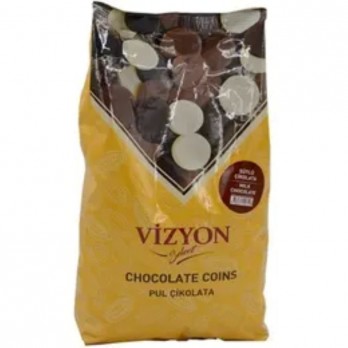VİZYON PUL SÜTLÜ ÇİKOLATA 2,5 KG %33